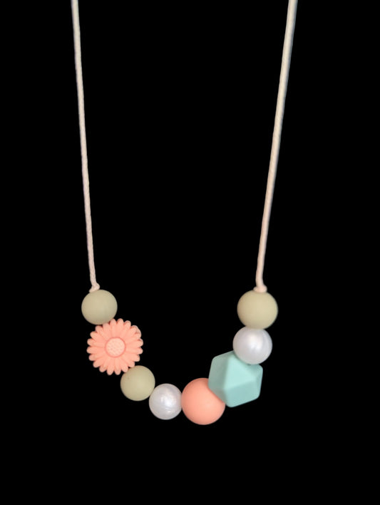 Hex Peach Flower